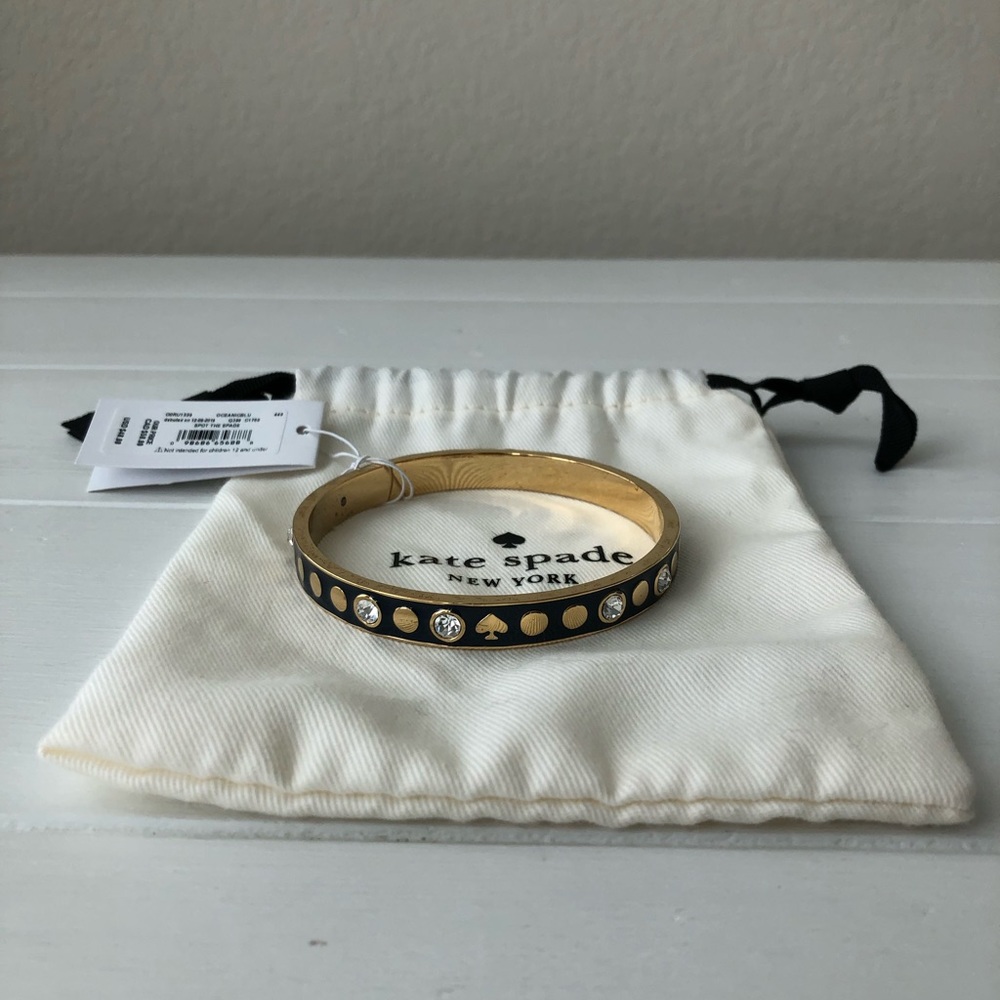 Kate Spade Gold and Grey Bangle Bracelet